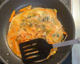 豆もやしで作る野菜たっぷりちぢみ作り方4写真