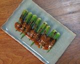 焼オクラの田楽味噌和え作り方6写真