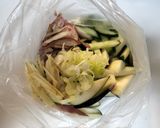 麺つゆで簡単！薬味たっぷり夏野菜の浅漬け作り方3写真