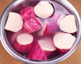 ねっとり甘い💖飴色さつまいもの蒸し甘露煮作り方1写真