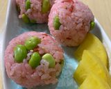 梅とえだまめ のおにぎり作り方5写真