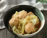 キャベツと肉団子のさっと煮作り方3写真