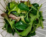 スーパー大麦の七草粥　冷凍マッシュルーム作り方1写真