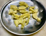群馬特産の生芋蒟蒻でペペロンチーノ作り方4写真
