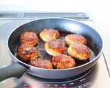 ふわシャキな【豚キムチつくね バーグ】作り方7写真