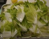 白菜と豚バラのミルフィーユ　柚子風味作り方1写真