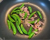 スナップエンドウ🫛のペペロンチーノ風作り方5写真