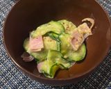 ズッキーニとハムの粒マスタードマヨ和え作り方4写真