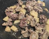 砂肝と生姜のアヒージョ炒め作り方4写真