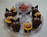 ハロウィン用パンプキンのカップケーキ作り方17写真