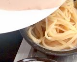 レンジで簡単！豆乳明太スープサラスパ作り方3写真