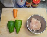 鶏胸肉の青椒肉絲っぽい炒めもの作り方1写真