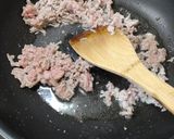 ちぎりレタスたっぷり甘辛そぼろ炒め作り方2写真