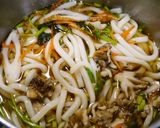 簡単！セリうどん作り方4写真