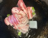 豚肉、みょうが、キャベツの炒め物作り方4写真