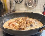 昆布出汁と甘酒のチキンくりーむ煮作り方11写真