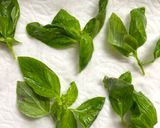 香り立つバジルの天ぷら　紫色茄子の天ぷら作り方6写真