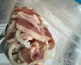 新玉葱と豚ロースのやわらか旨だれ生姜焼き作り方3写真