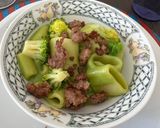 ブロッコリーとサルシッチャのパスタ作り方8写真