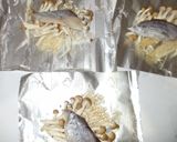 キノコ魚タラのホイル焼き♪簡単大葉ソース作り方6写真