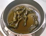 出汁をとった昆布で♪結び昆布煮作り方3写真