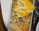レンジ簡単味噌焼きそば味オムライス弁当作り方13写真