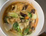 肉無チクワ簡単キムチごまドレ味野菜炒め作り方16写真