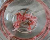 三つの春☆梅桃桜の寒天ゼリー作り方1写真