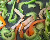 粗挽き胡椒効いたゴーヤの素麺😋作り方7写真