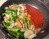 とろ〜りチーズの焼きナポリタン作り方4写真