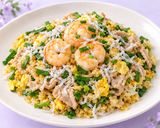 糖質オフ　玄米の激ウマ炒飯　中華スープ　糖尿病作り方6写真