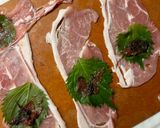 包丁・調味料いらず！豚バラ梅紫蘇巻き作り方2写真