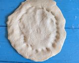ポリ袋で練るピザ生地をフライパンで焼く作り方14写真