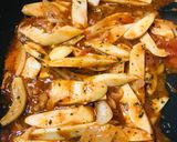 鶏肉ソーセージのナポリタン風パスタ作り方2写真