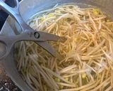 干し貝柱スープで豆もやしのナムル作り方2写真