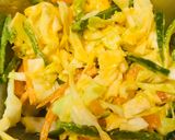 米粉のお好み焼き●緑黄野菜玉作り方1写真