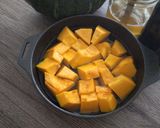 はちみつでかぼちゃの煮物(砂糖不使用)作り方1写真
