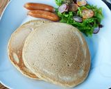 しっとりオートミールパンケーキ作り方2写真