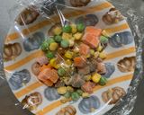 レンジクリームタコライス味オムライス弁当作り方2写真