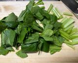 小松菜の油揚げ炒め作り方1写真