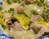 豚バラ白菜のポン酢醤油炒め❣ごま油香る♪作り方5写真
