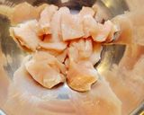 柔らか鶏むね味噌マヨ焼き❗節約作り方3写真