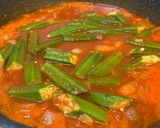 簡単!ガンボスープ!オクラとトマトの夏野菜スープ作り方5写真