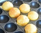 たこ焼きプレートで まん丸ケークサレ♪作り方3写真
