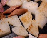 ウインナーと長芋のガーリバタ醤油炒め作り方3写真