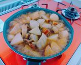 ＊冷凍里芋と焼豚の味しみ煮っころがし＊作り方3写真