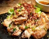 爆速極上！よだれ鶏🧧口水鶏🐓ダイソー容器で完結♡作り方5写真