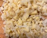 淡竹筍と挽肉のチャーハン♬作り方1写真