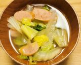 簡単！即席で作れる白菜鶏ガラスープ作り方6写真