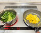 ほうれん草＆ベーコン🥓＆卵🥚炒め😃作り方1写真